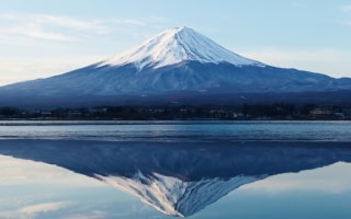富士山と逆さ富士