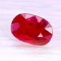 赤い色をした美しいルビーの宝石